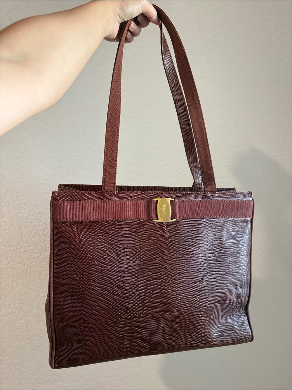 Salvatore Ferragamo Brown
Leather Tote Shoulder Bag - Picture 14 of 14